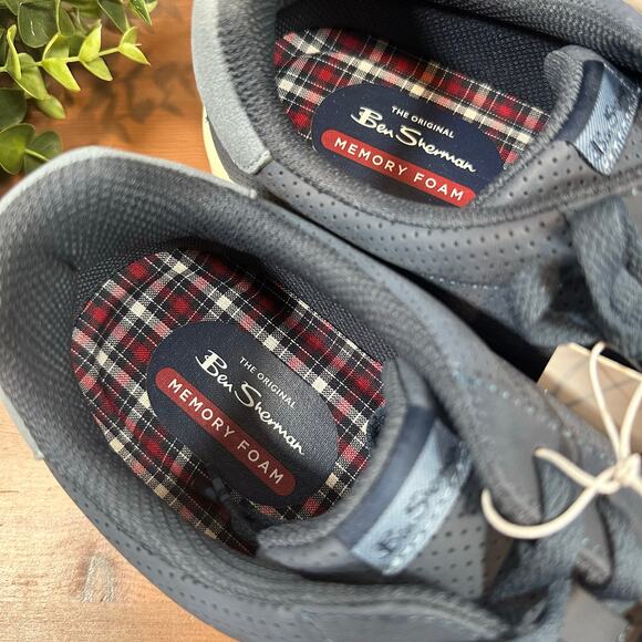 Ben Sherman Men's Webber Navy Sneakers Size 9.5 - Picture 5 of 6